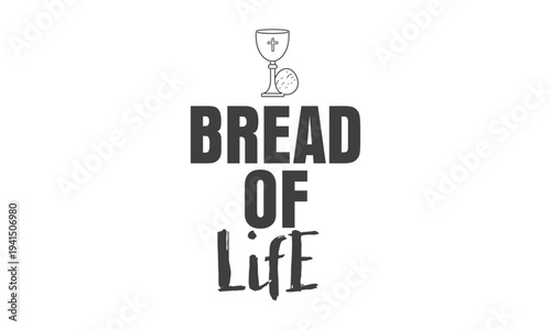 Hand Drawn symbol of Christianity. Vector illustration of Christian logo. Christian art use as poster, card, flyer, tattoo or T Shirt