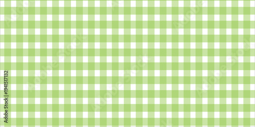Red gingham fabric seamless pattern. Cute check plaid. Picnic kitchen tablecloth texture. Gingham square vintage texture. Vector illustration isolated on white background.