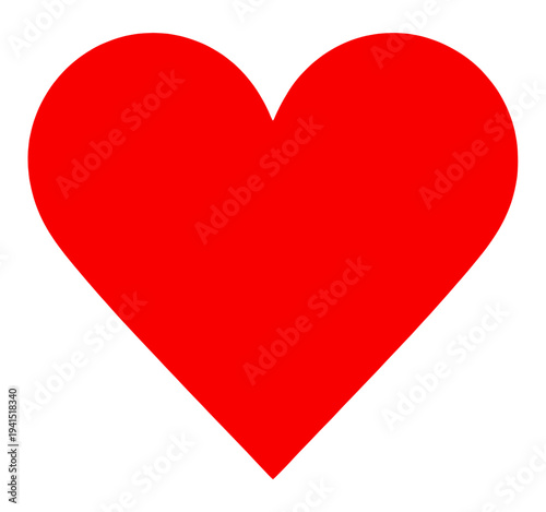Free Download Solid Red Heart Filled Vector Icon for Web Interface - GFXLoad