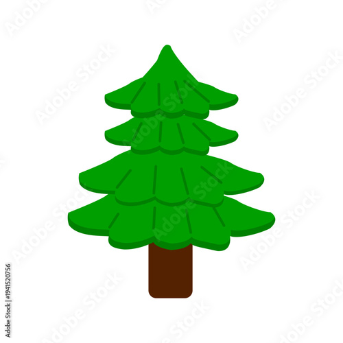 tree isolated on white