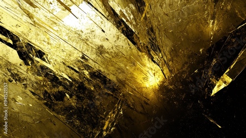 Abstract Gold Texture with Dynamic Light Streaks and High Contrast