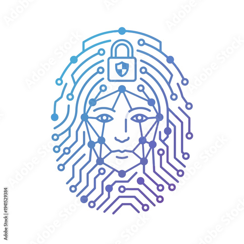 Secure Biometric Data Protection with Facial Recognition Technology and Digital Identity Verification System