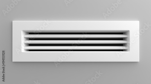 Cleaning air vents photorealistic minimalist instructional