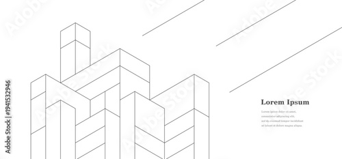 幾何学 抽象 建築 テクノロジー ビジネス 背景