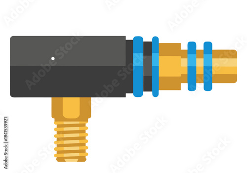 A sleek antenna connector represents a wireless bridge. Modern, minimalist design with clear icons. Ideal for tech, networking, and connectivity visuals.