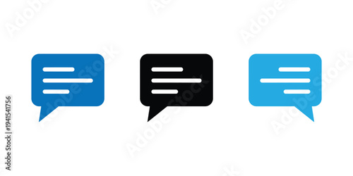chat speech bubbles  icon.