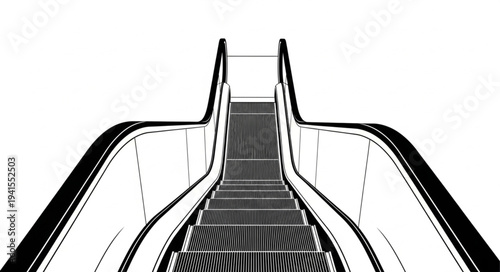 escalator going up