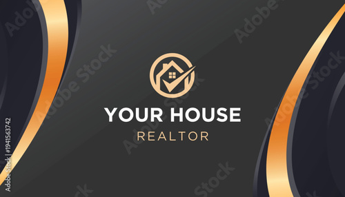 Real Estate Agent Business Card Template Professional Corporate Branding