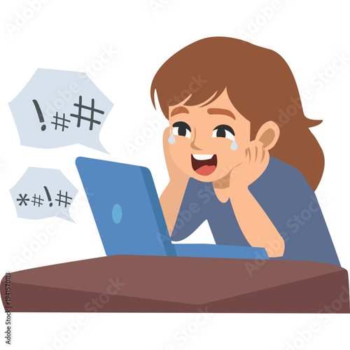 Cyberbullying Illustration