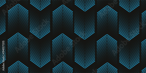 Seamless halftone hexagon shape dot pattern vector, Geometric Halftone Abstract pattern for Fabric and textile printing, sport jersey texture, wrapping paper, backdrops and packaging
