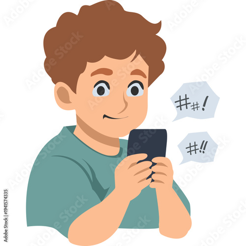 Cyberbullying Illustration