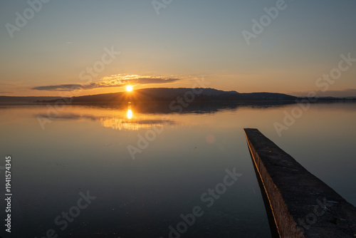 Abendrot am Bodensee