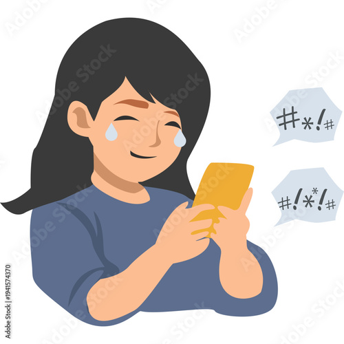 Cyberbullying Illustration