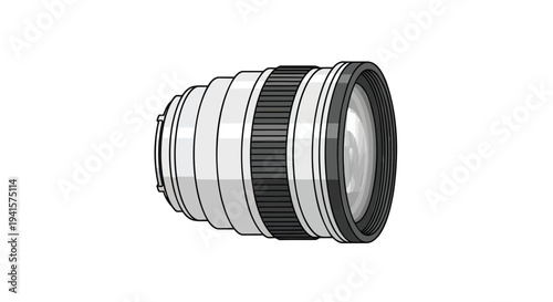 Vector camera lens icon