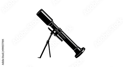 Vintage Telescope on Tripod
