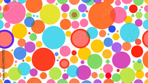 A Pattern of Vibrant Dots That Brings Energy and Happiness to Any Design