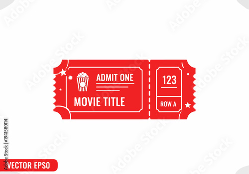 admit one ticket design for events raffles and promotions