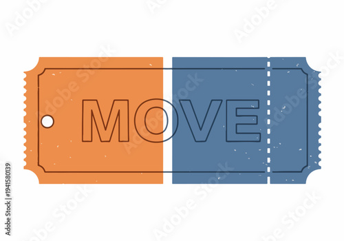 Traditional admission ticket look for raffles giveaways and entry passes