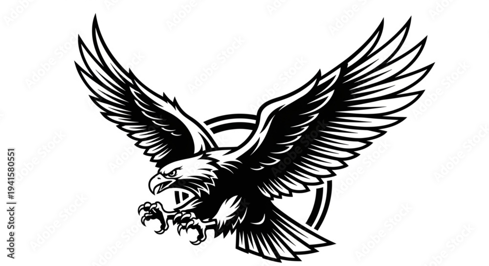 Obraz premium eagle with wings