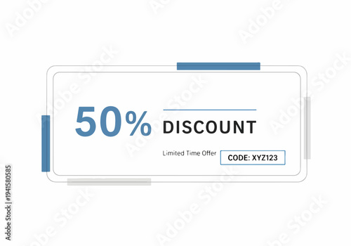 Clearance event ticket featuring outstanding savings from thirty up to sixty percent