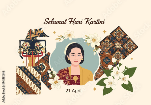 Kartini Day Celebration with Traditional Indonesian Elements.
