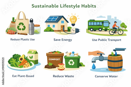 Sustainable lifestyle habits: eco-friendly practices for a greener future