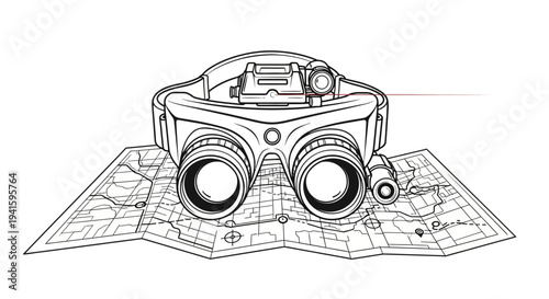 Night Vision Goggles on Map: Exploration, Navigation, and Tactical Operations Concept