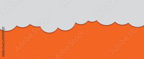 Cloud design concept technology background and network security services