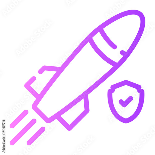 shield gradient icon