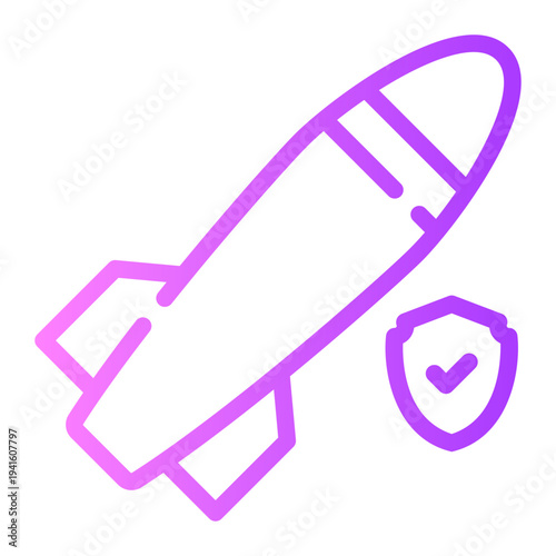 shield gradient icon