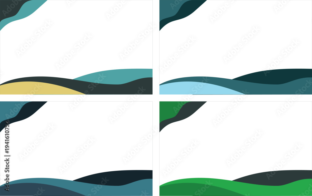 Obraz premium multi colored curved geometry background