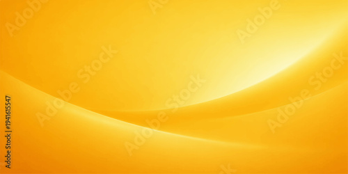 Abstract orange and yellow vector background with waves and light design