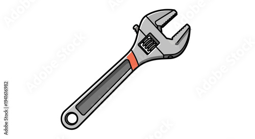 Adjustable Wrench Tool Equipment Hardware.