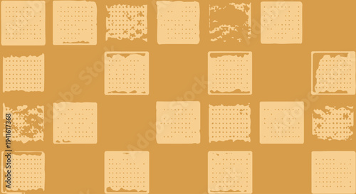 Passover celebration symbols and traditions background texture pattern in ochre tones