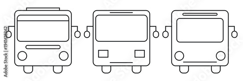 Bus Icon Design Vector Symbol Transportation eps 10