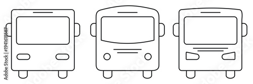 Bus Icon Design Vector Symbol Transportation eps 10