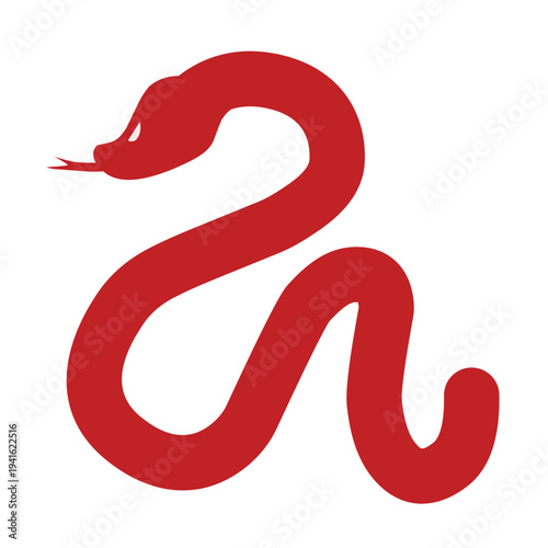 Red Snake vector