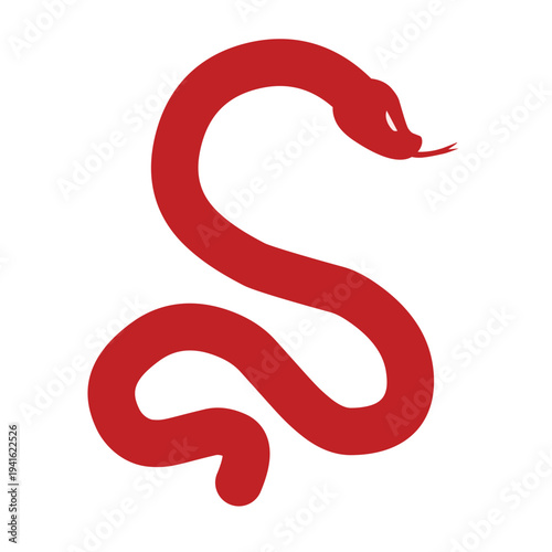Red Snake vector
