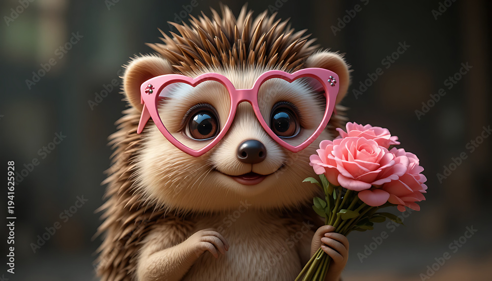 Obraz premium Beautiful toy with flowers 