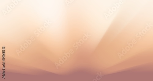Cuadro en lienzo Abstract sunburst light rays fanning out from the bottom on a brown gradient