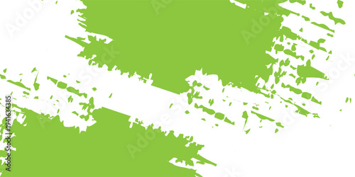 Green brush stroke isolated on white background. Trendy brush stroke for green ink paint, grunge backdrop, dirt banner, watercolor design and dirty texture. Brush stroke vector illustration