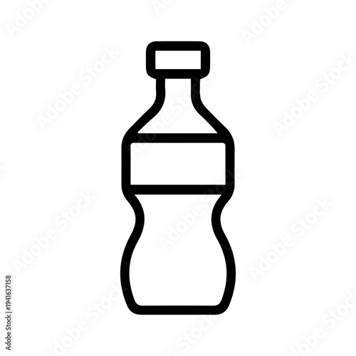 Drink Bottle Outline Icon