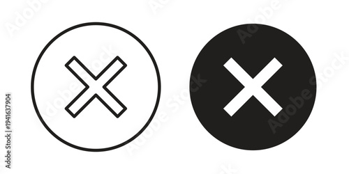 Error icon concept. Silhouette, glyph symbol. Isolated design.