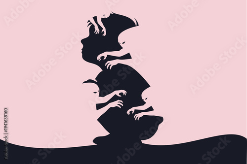 Child in Dysfunctional Family: Shouting Noise, Trauma, Fear, Authority & Pain