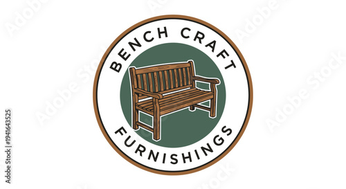 Bench Craft Furnishings Logo Design Element.
