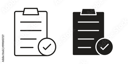 Inspection icon concept. Silhouette, glyph symbol. Isolated design.