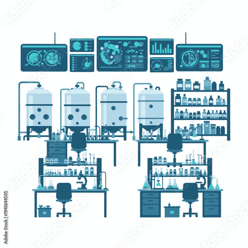 Laboratory Equipment and Instrumentation Setup.