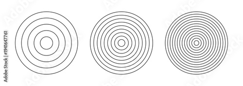 Coaching wheel of 12, 8 and 4 concentric circles. Diagram divided on four, eight, twelve round segments. Life blank. Habits tracker of wheel of life. Polar grid graph paper.