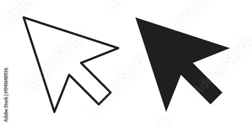 Mouse icon concept. Silhouette, glyph symbol. Isolated design.