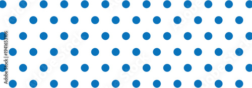 Doodle sky color polka dots pattern on a white background. Polka dot seamless pattern background used in fashion, packaging and graphics design. EPS 10.